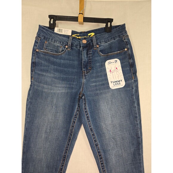 NEW Seven7 Tummyless High Rise Skinny Jeans Slimming Control Panel  Women's 12 - Picture 2 of 9